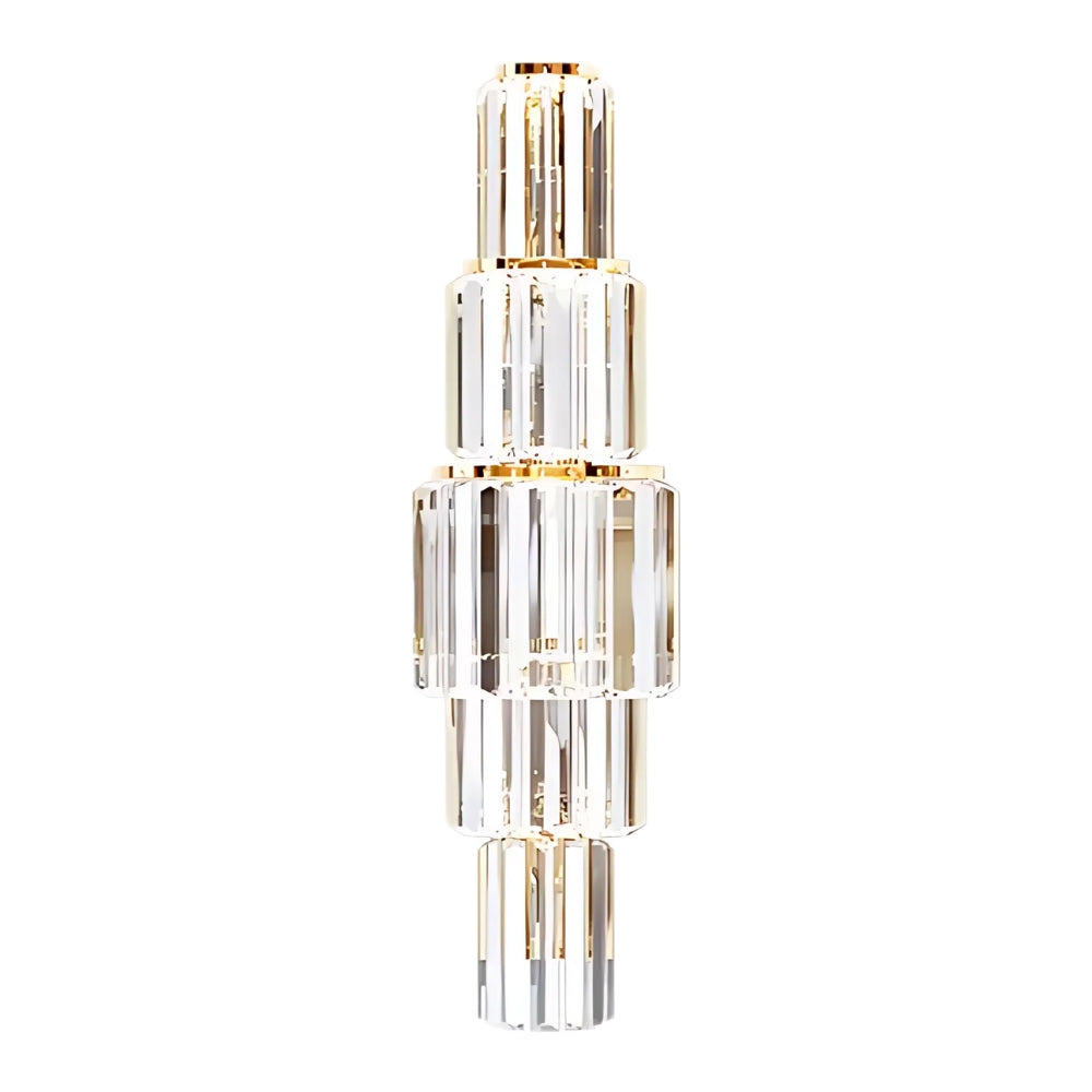3 Layers Crystal Wall Lamp Sconce Light