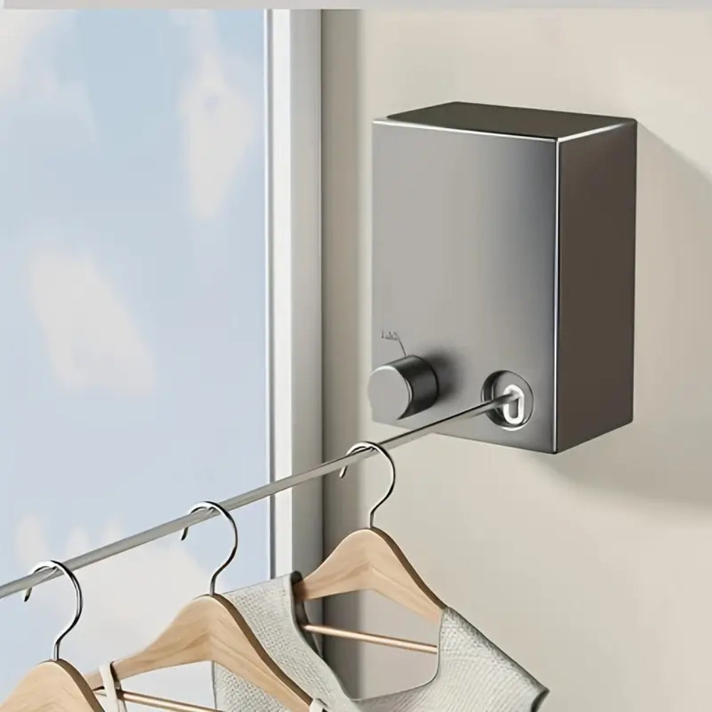 Space Saving Retractable Clothesline Effortlessly Dry Clothes