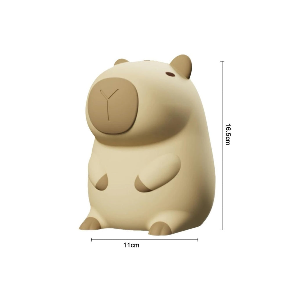 Capybara Silicone Night Light USB Rechargeable Dimmable Lamp