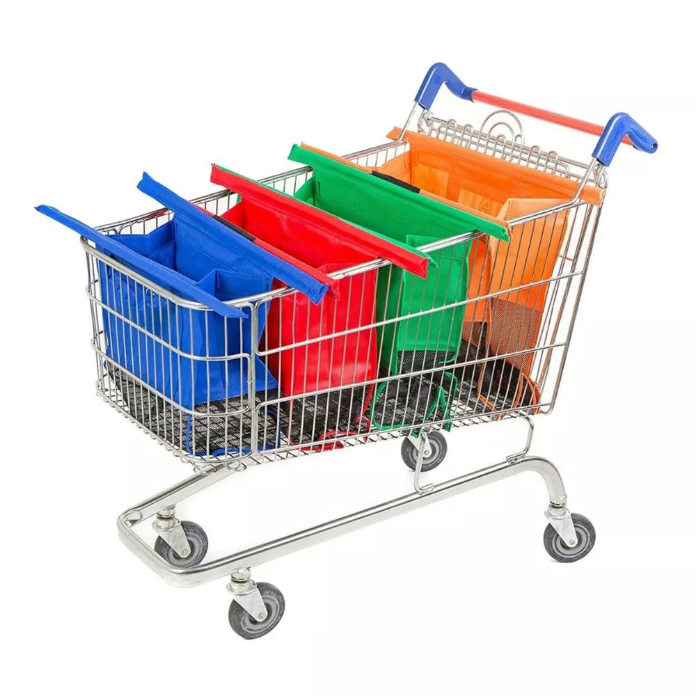 Foldable Reusable Grocery Shopping Bags Set