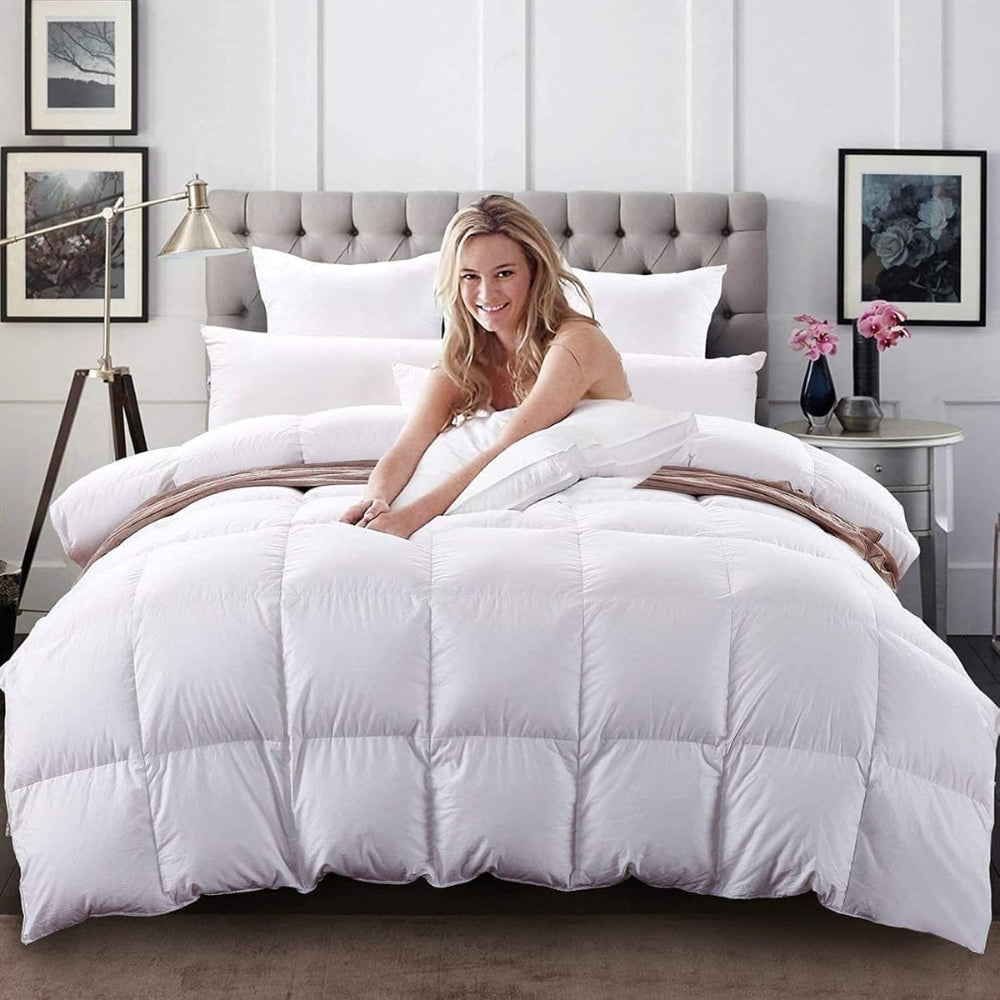 Goose Feather Down Quilt 500/700GSM Duvet Doonas