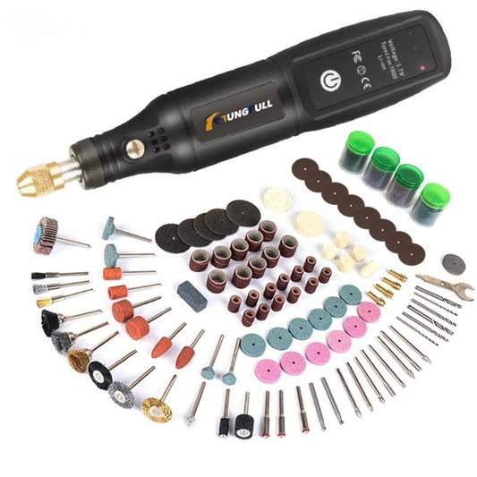 Cordless USB Rotary Tool Mini Electric Drill Rechargeable Engraving and Polishing Machine