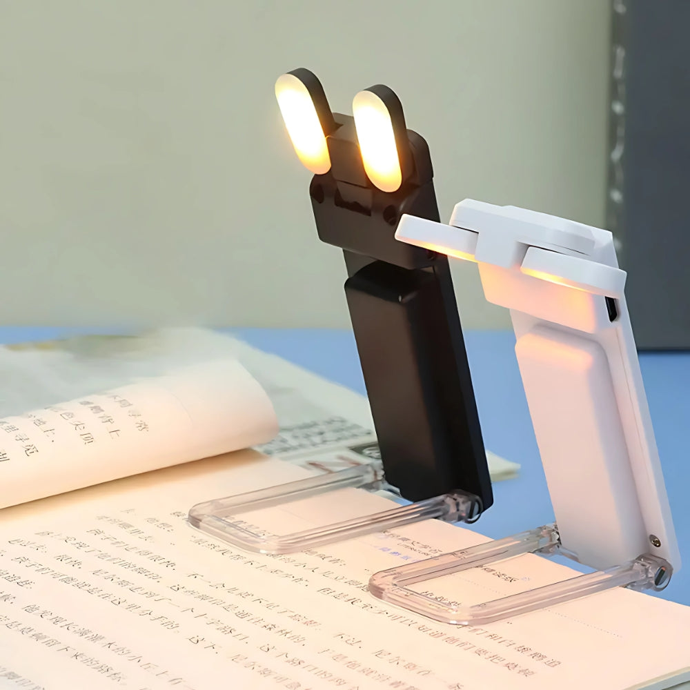 USB Rechargeable LED Clip-On Book Light for Bedtime Reading