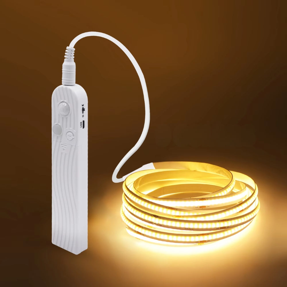 LED Strip 5V Motion Sensor Night Light Battery Powered