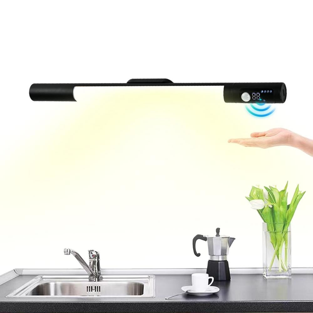 Motion Sensor Rechargeable LED Night Light with Digital Display