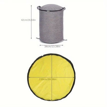 Large Detachable Quick Storage Game Mat Storage Bucket