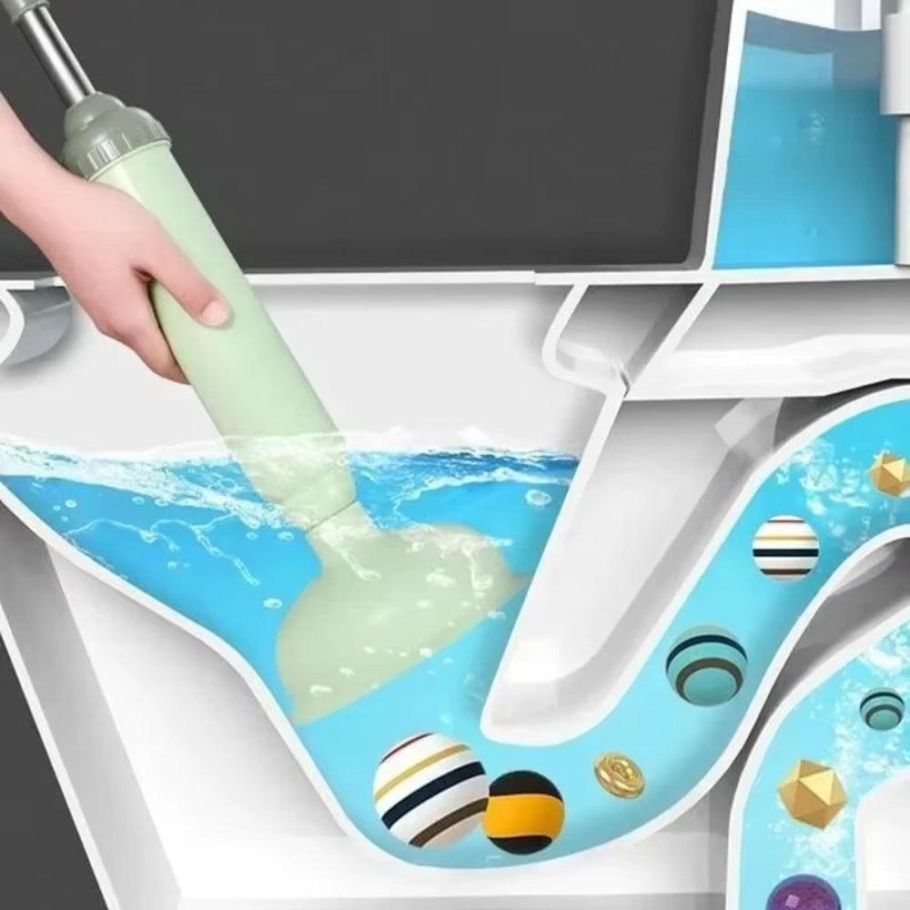 High Pressure Silicone Toilet Plunger for Drain and Sink Cleaning