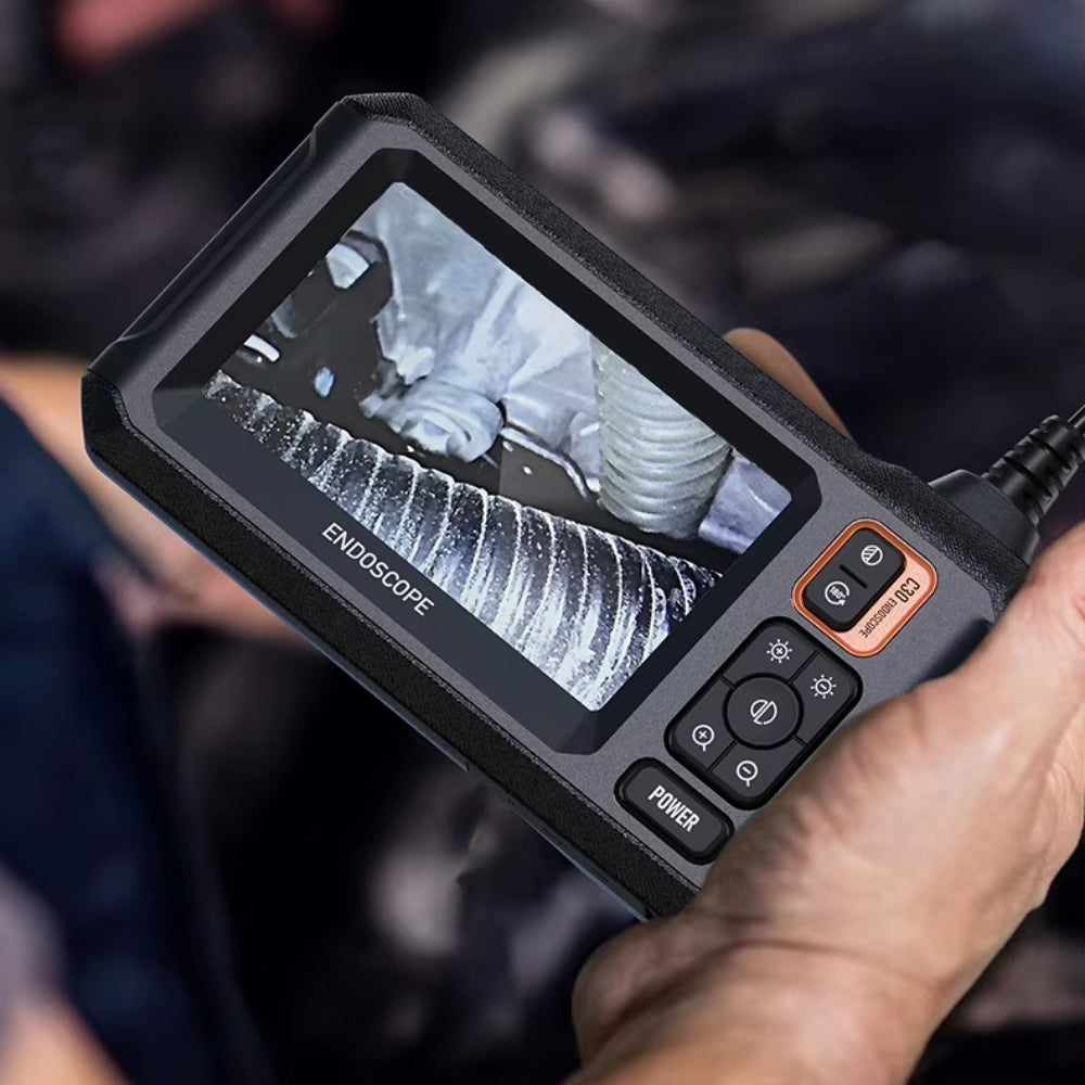 Industrial Endoscope Camera with HD Screen and Waterproof Inspection Probe