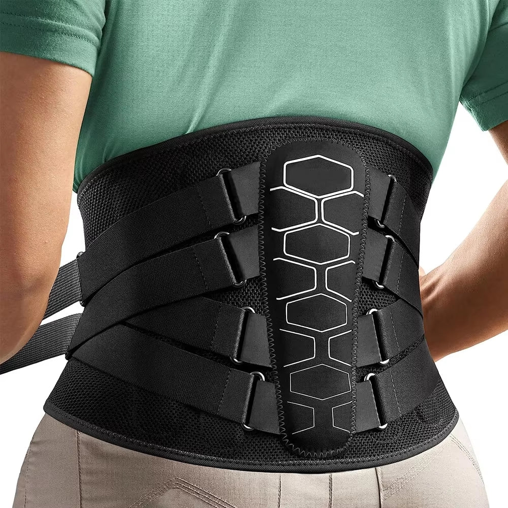 Lightweight Lumbar Support Belt with Soft Pad