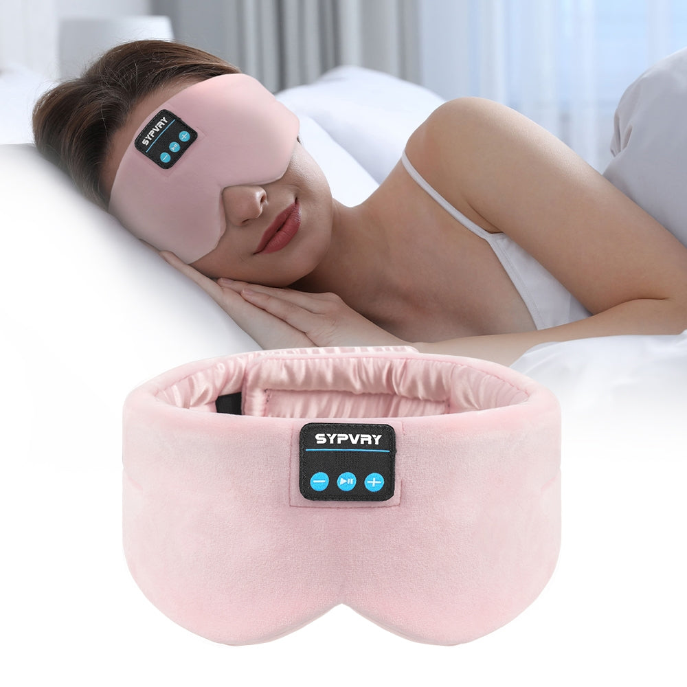 Bluetooth Sleep Headphones Eye Mask for Side Sleepers and Travel