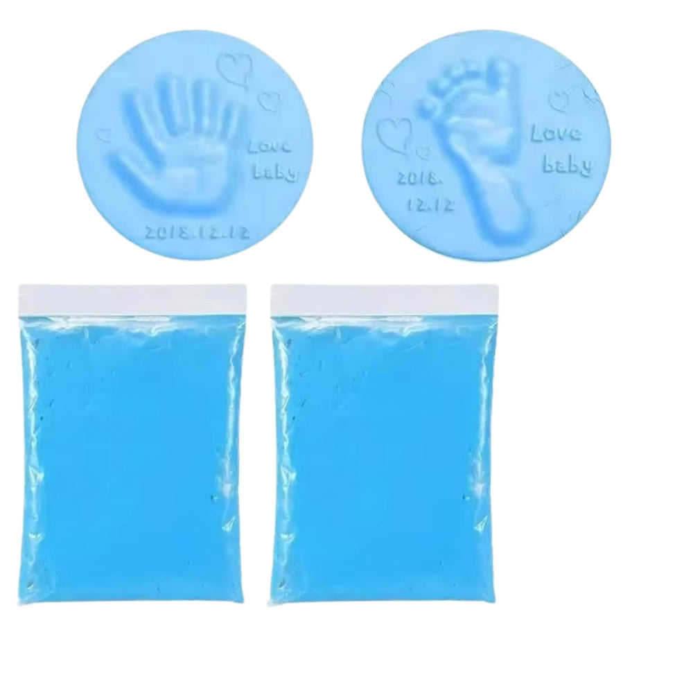 DIY Baby Hand and Footprint Clay Imprint