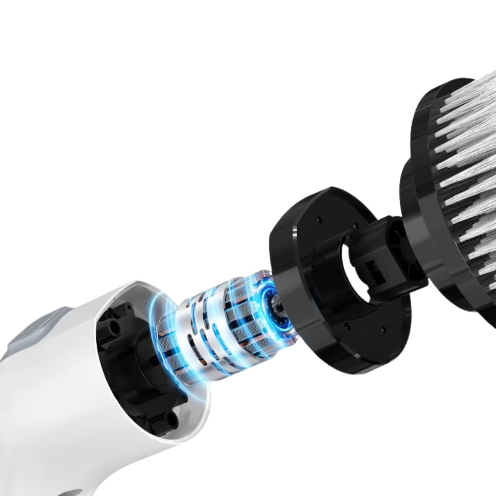 Cordless Electric Cleaning Brush with 7 Heads for Bathroom and Kitchen