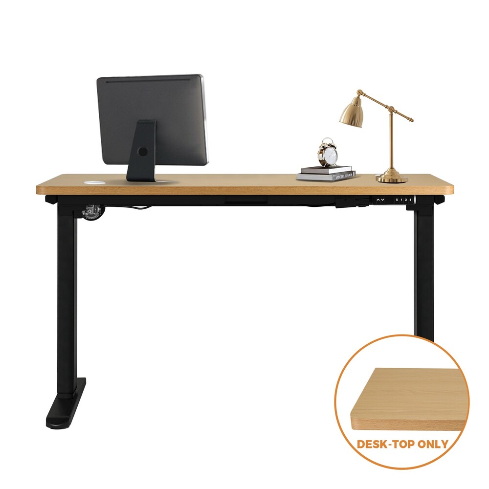 Standing Desk Top with Drilled Hole Oak 150 x 75 cm