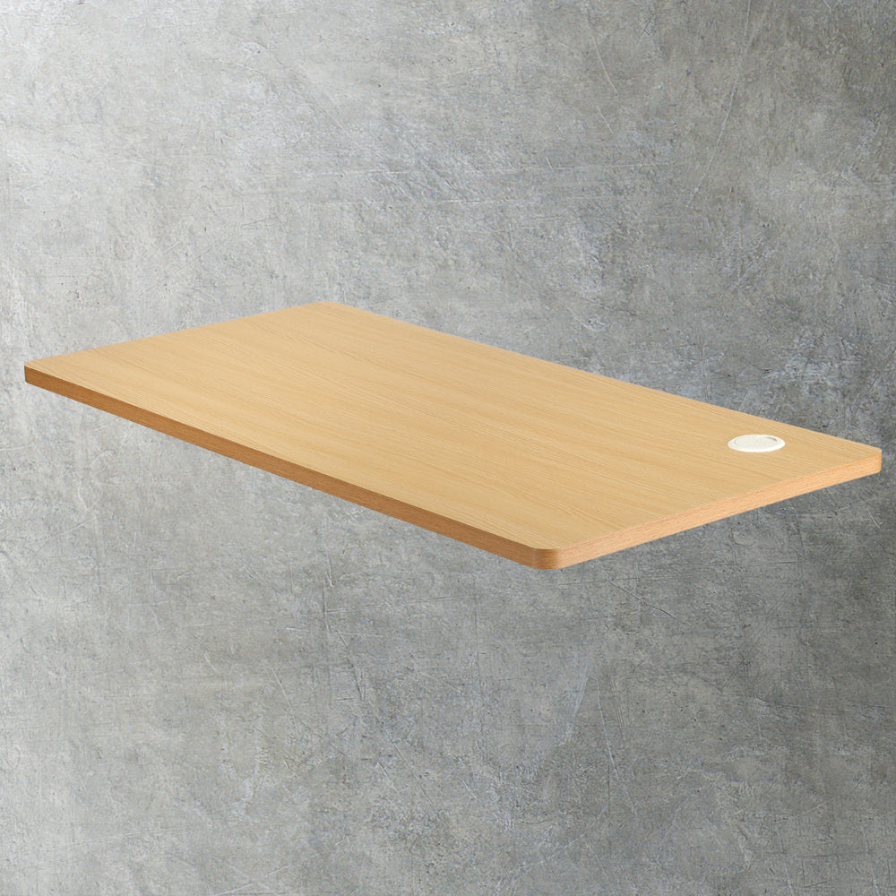 Standing Desk Top with Drilled Hole Oak 150 x 75 cm
