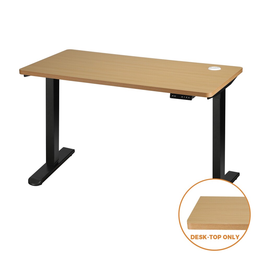 Standing Desk Top with Drilled Hole Oak 150 x 75 cm