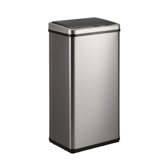 Silver 50L Automatic Motion Sensor Rubbish Trash Bin