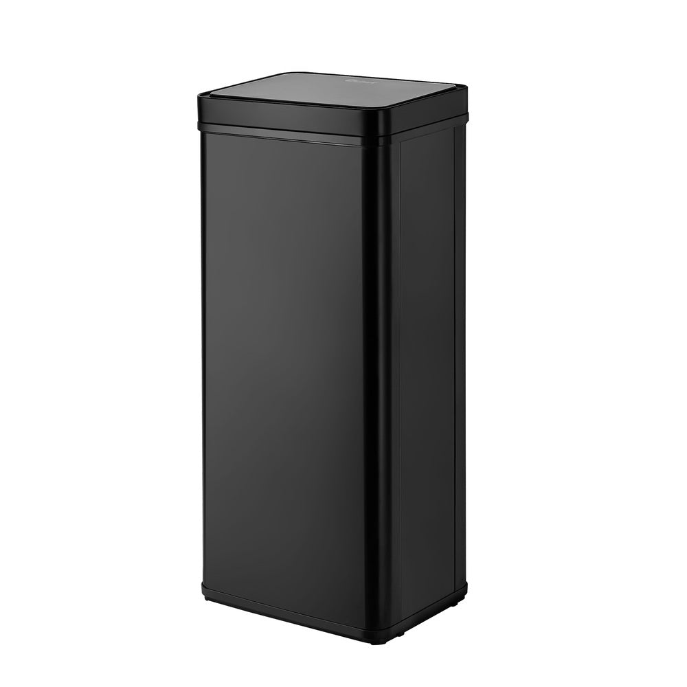 Black 75L Automatic Motion Sensor Rubbish Trash Bin