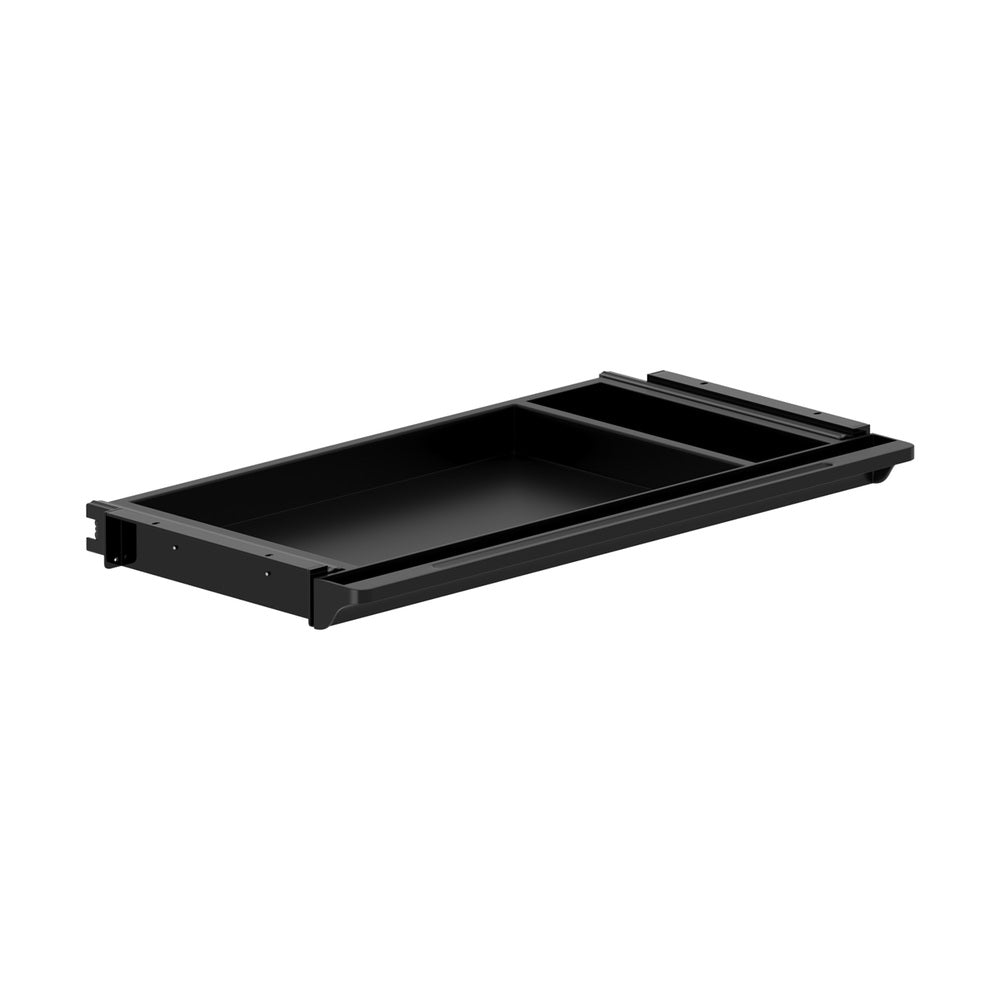 Black Under Desk Pull-Out Sliding Drawer Tray