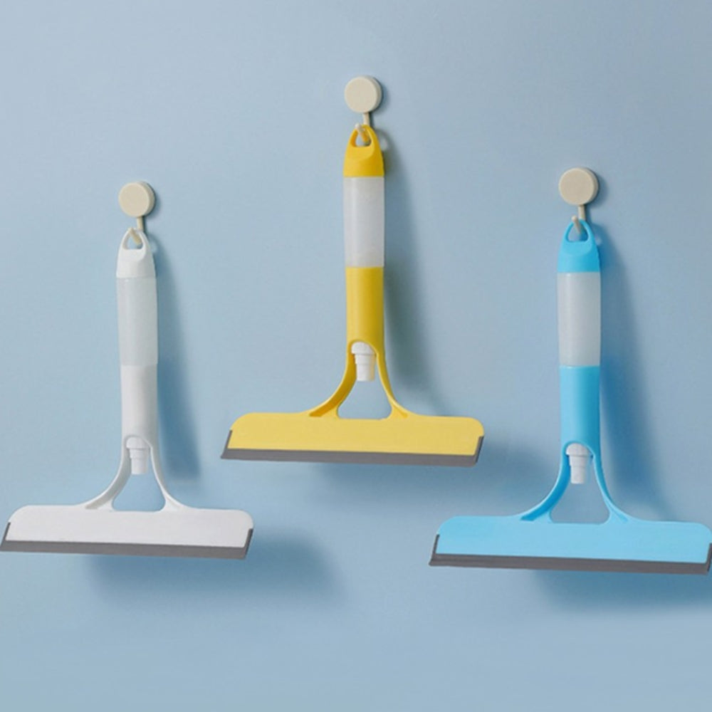 3 in 1 Squeegee Multifunctional Glass Cleaning Tool with Spray Bottle