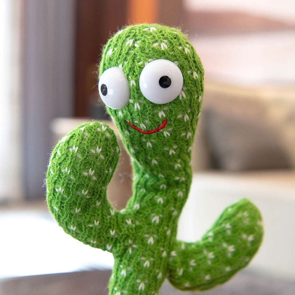 Rechargeable Dancer Cactus Glowing Dancing Electronic Plush Toy