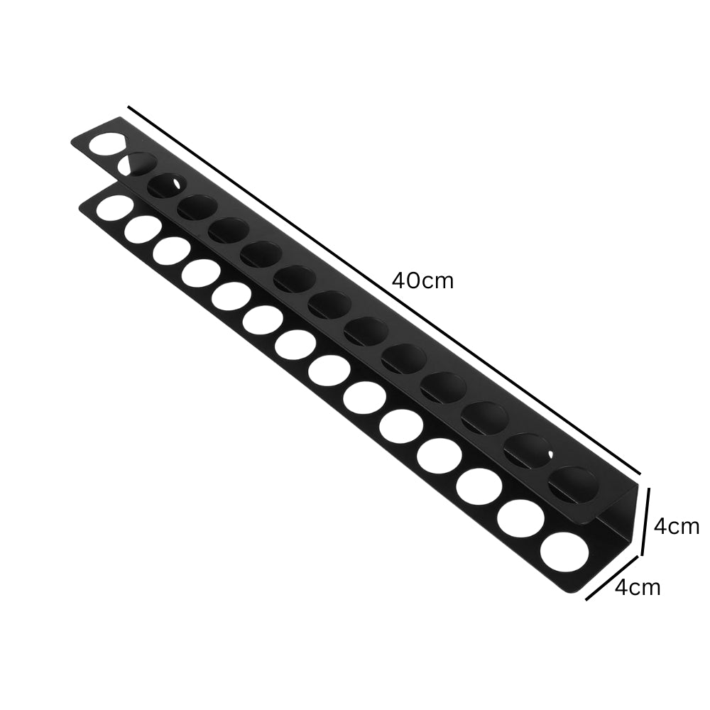 Wall-mounted 14-hole Hardware Tool Storage Base Stand