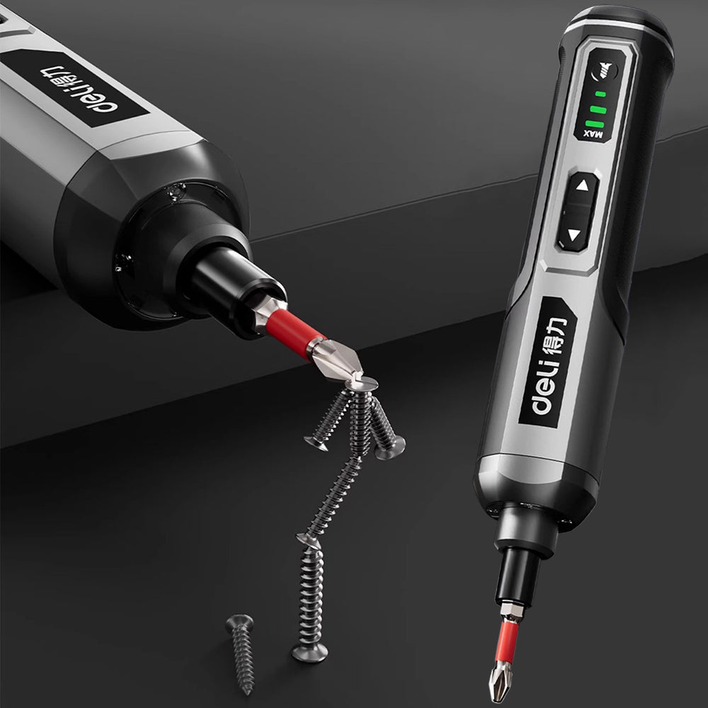 Cordless Rechargeable Electric Screwdriver Set Household Maintenance Repair