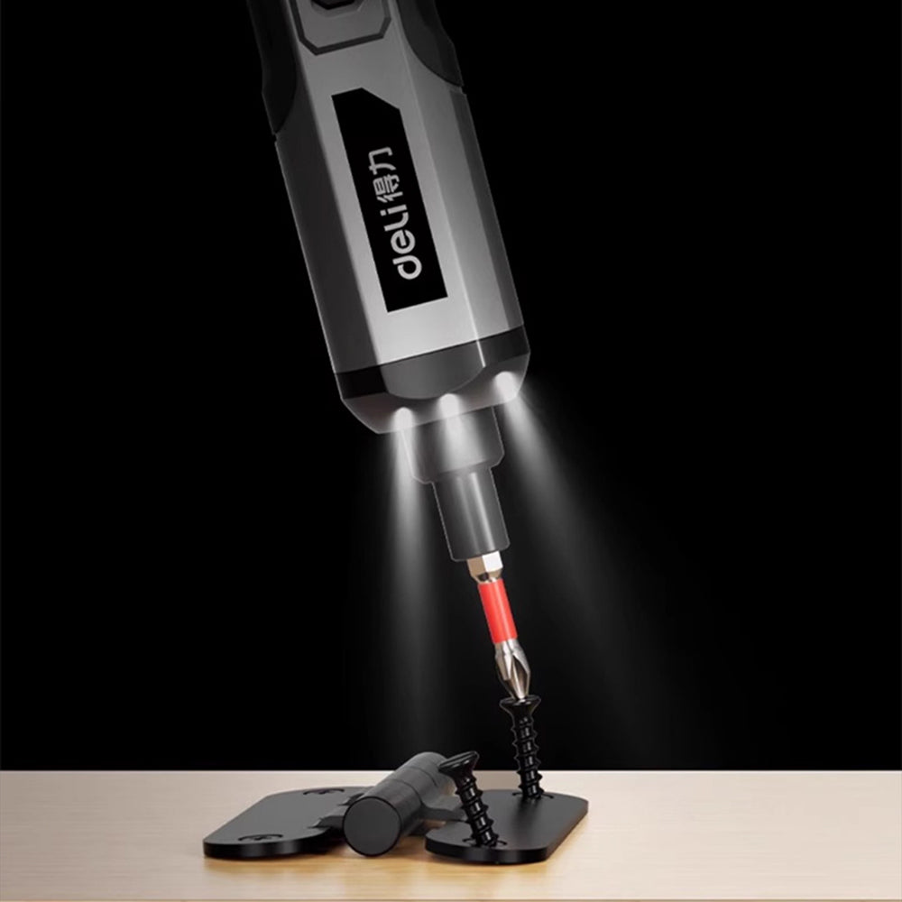 Cordless Rechargeable Electric Screwdriver Set Household Maintenance Repair