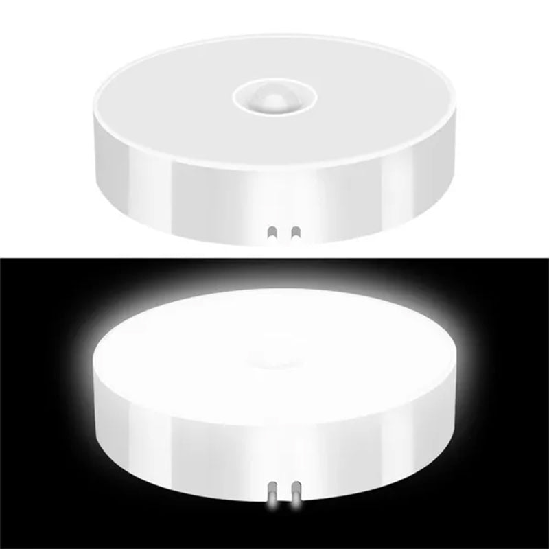 PIR Motion Sensor LED USB Rechargeable Night Lamp