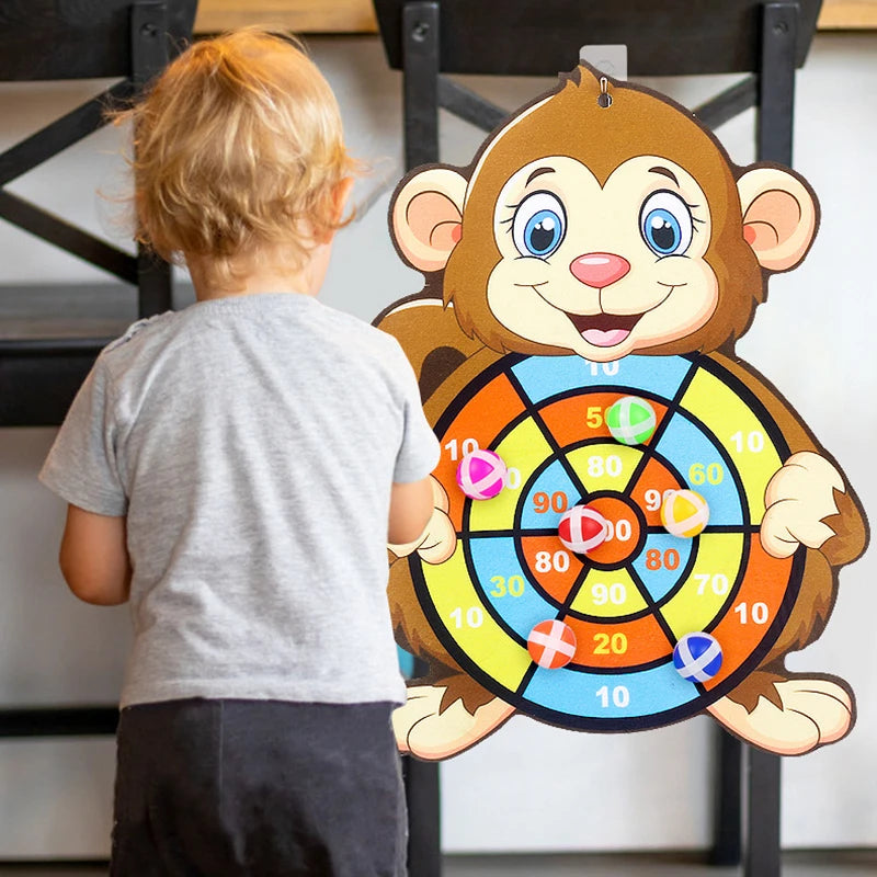 Educational Dart Board Indoor Child Montessori Games