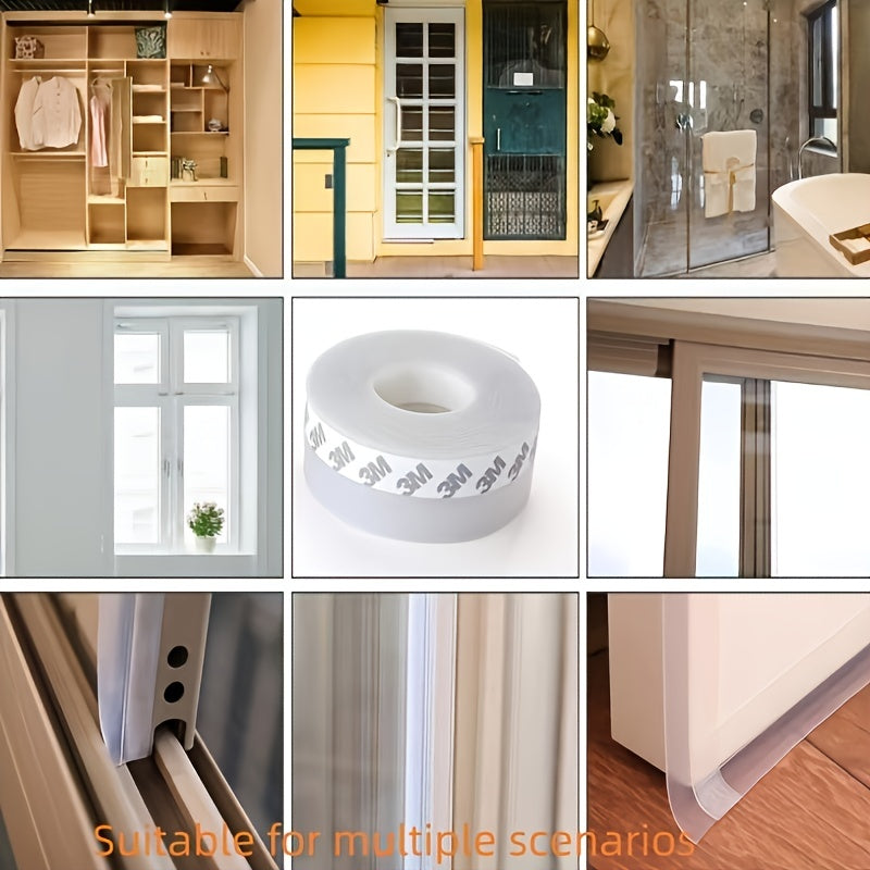 5M Door Bottom Seal Strip Weather Window Rubber Sealing Tape