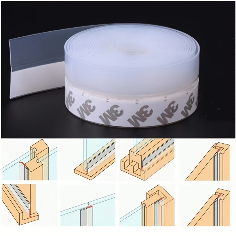 5M Door Bottom Seal Strip Weather Window Rubber Sealing Tape