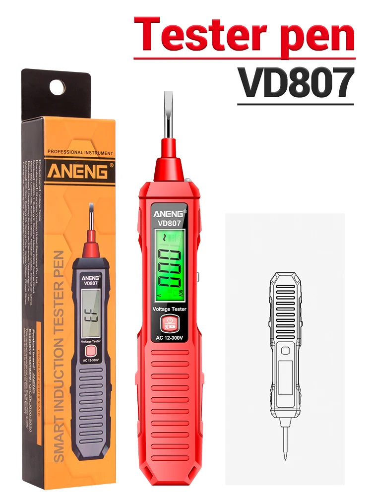 NCV Sensor Non-contact Wire Detector Electric Pen Tester
