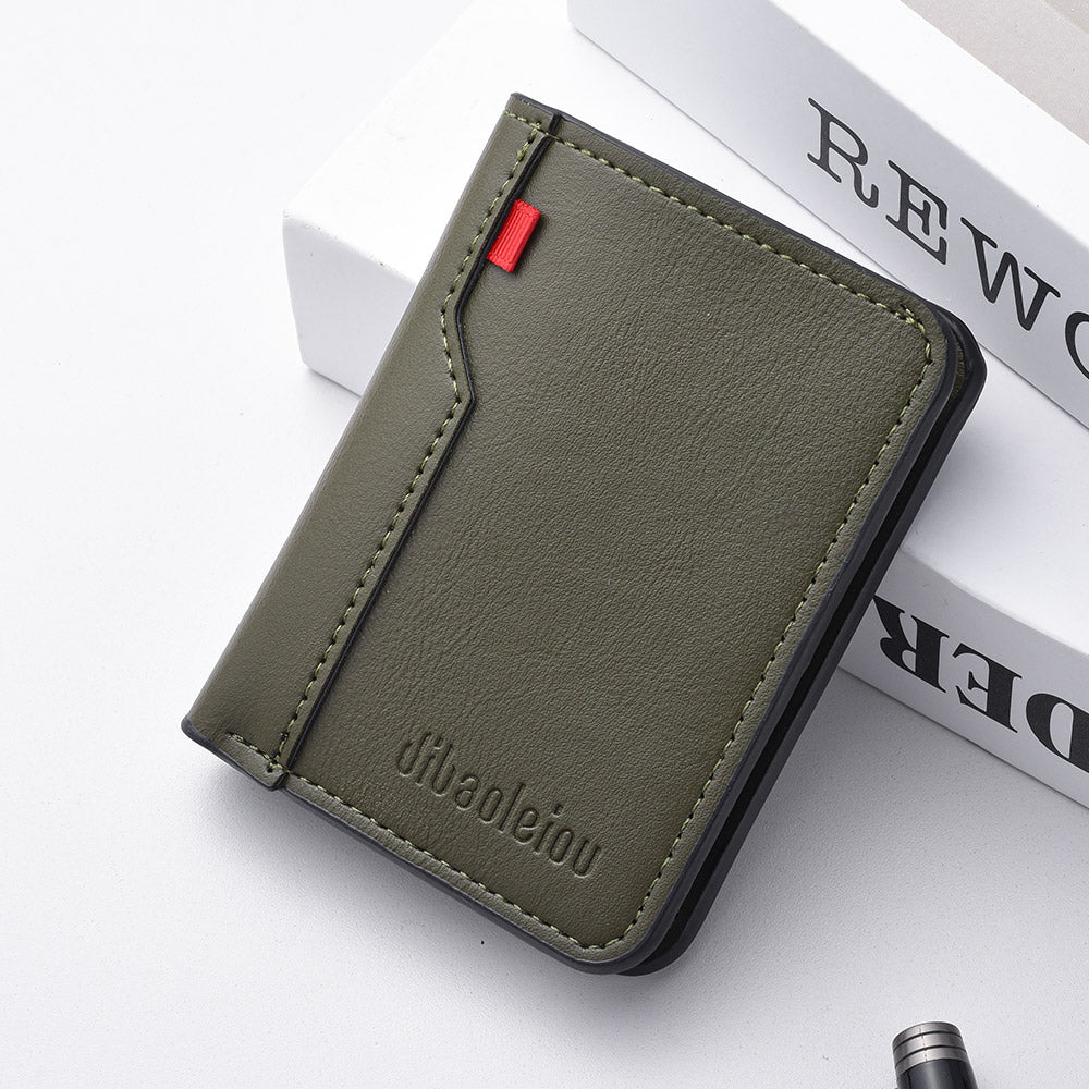 Ultra-thin Mini Soft PU Leather Credit Card Wallet