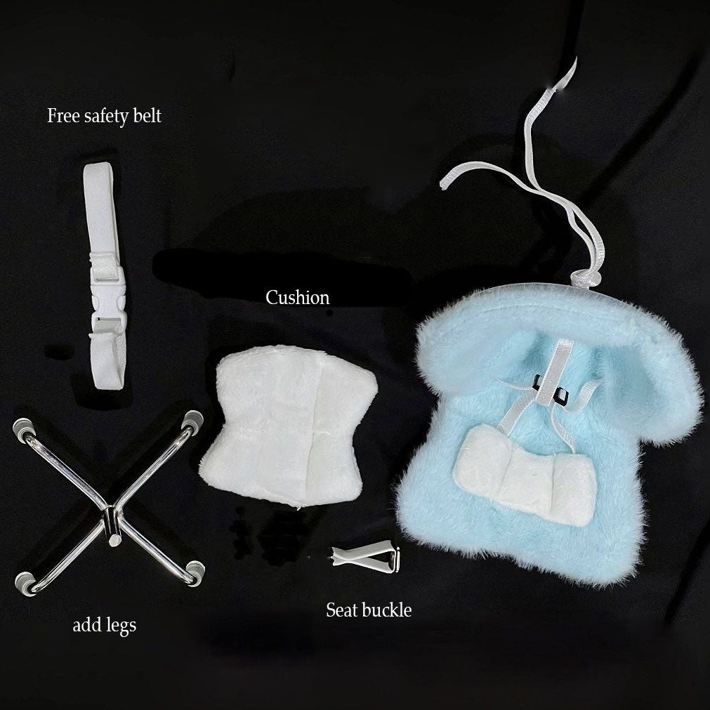 Car Interior Styling Cartoon Doll Safety Seat Chair Model