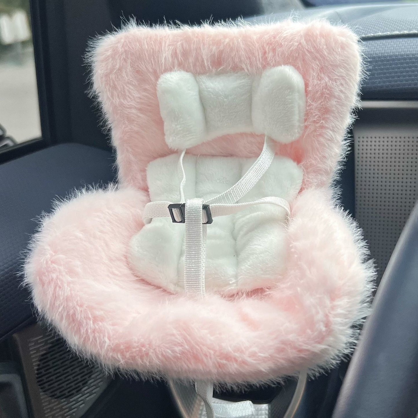 Car Interior Styling Cartoon Doll Safety Seat Chair Model