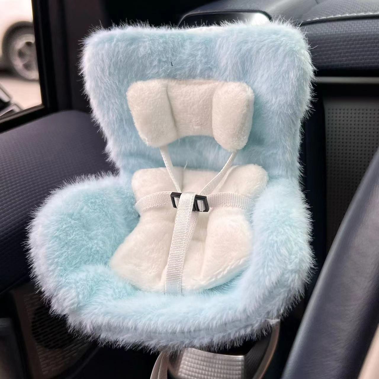 Car Interior Styling Cartoon Doll Safety Seat Chair Model