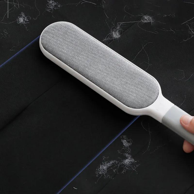 Double-Sided Pet Hair Remover Manual Electrostatic Sticky Lint Brush