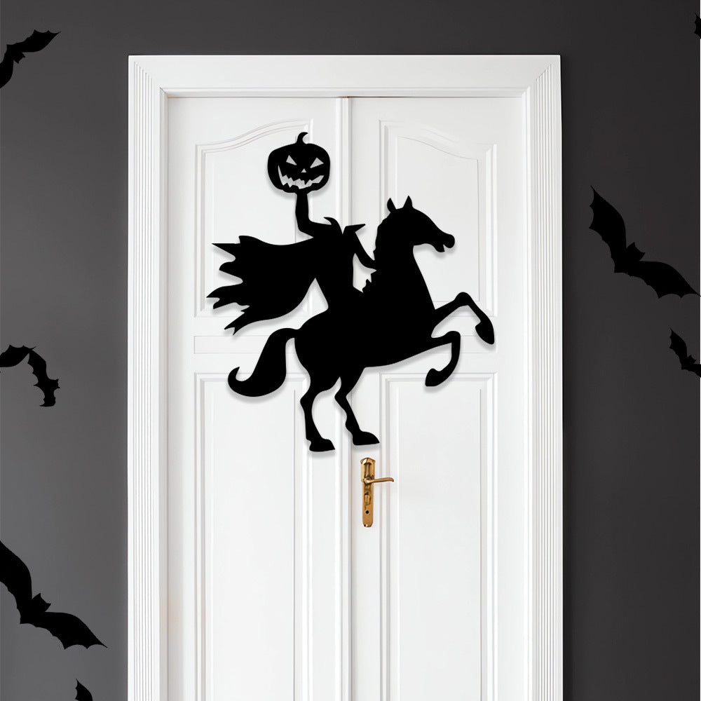 Halloween Decoration Room Door Stickers Window Ghost