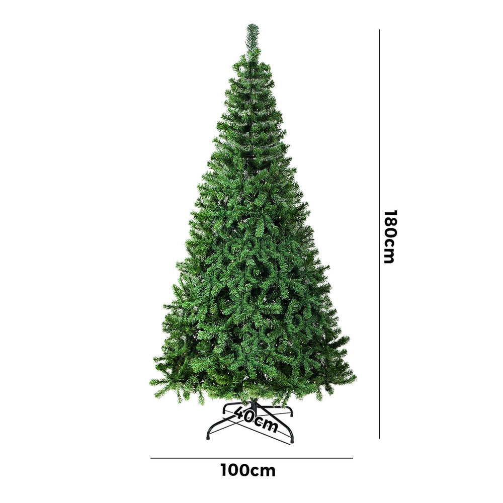6FT Green Christmas Tree with 800 Tips