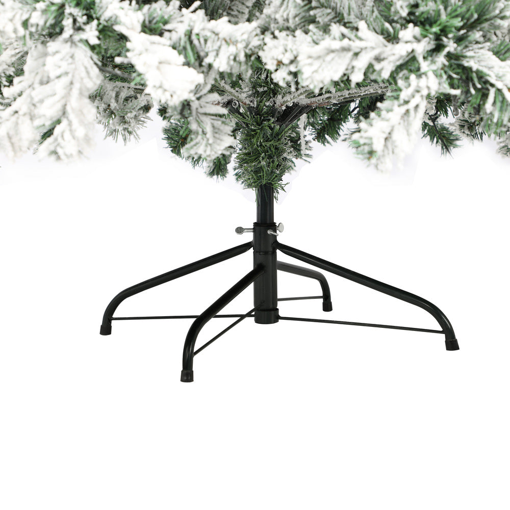 6FT Snow Flocked Green Christmas Tree