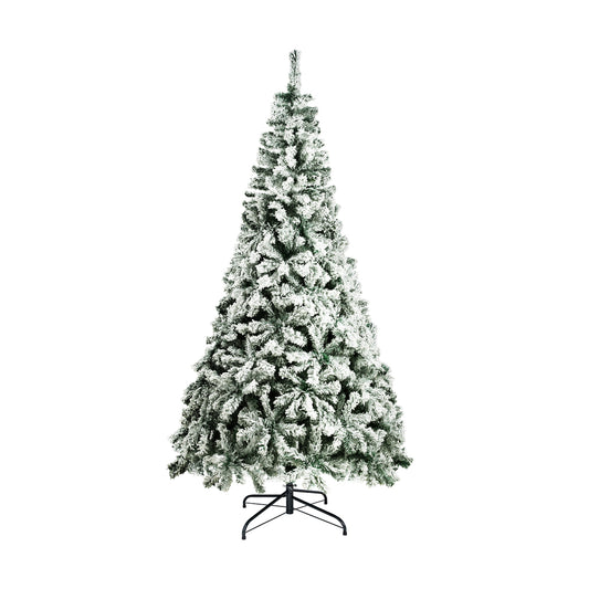 6FT Snow Flocked Green Christmas Tree
