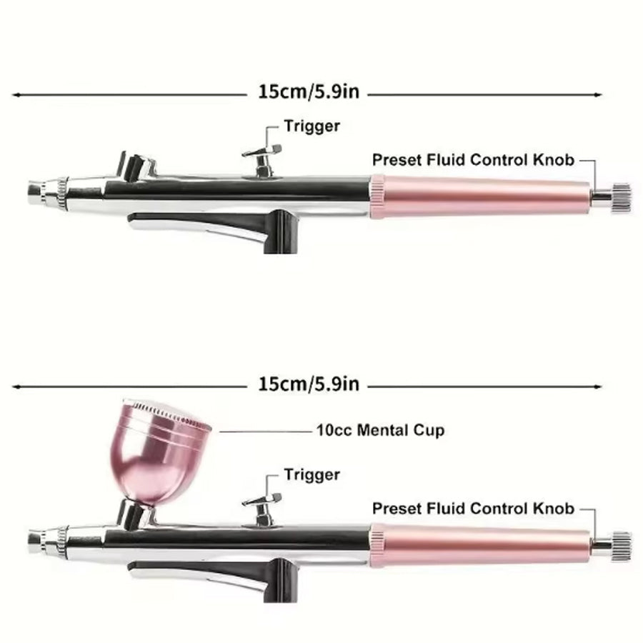Portable Single Action Airbrush 0.3mm Nozzles Spray Gun Pen