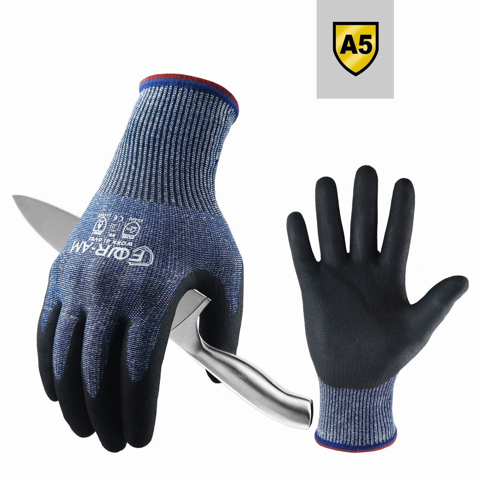Firm Non-Slip Grip Cut-Resistant Gloves