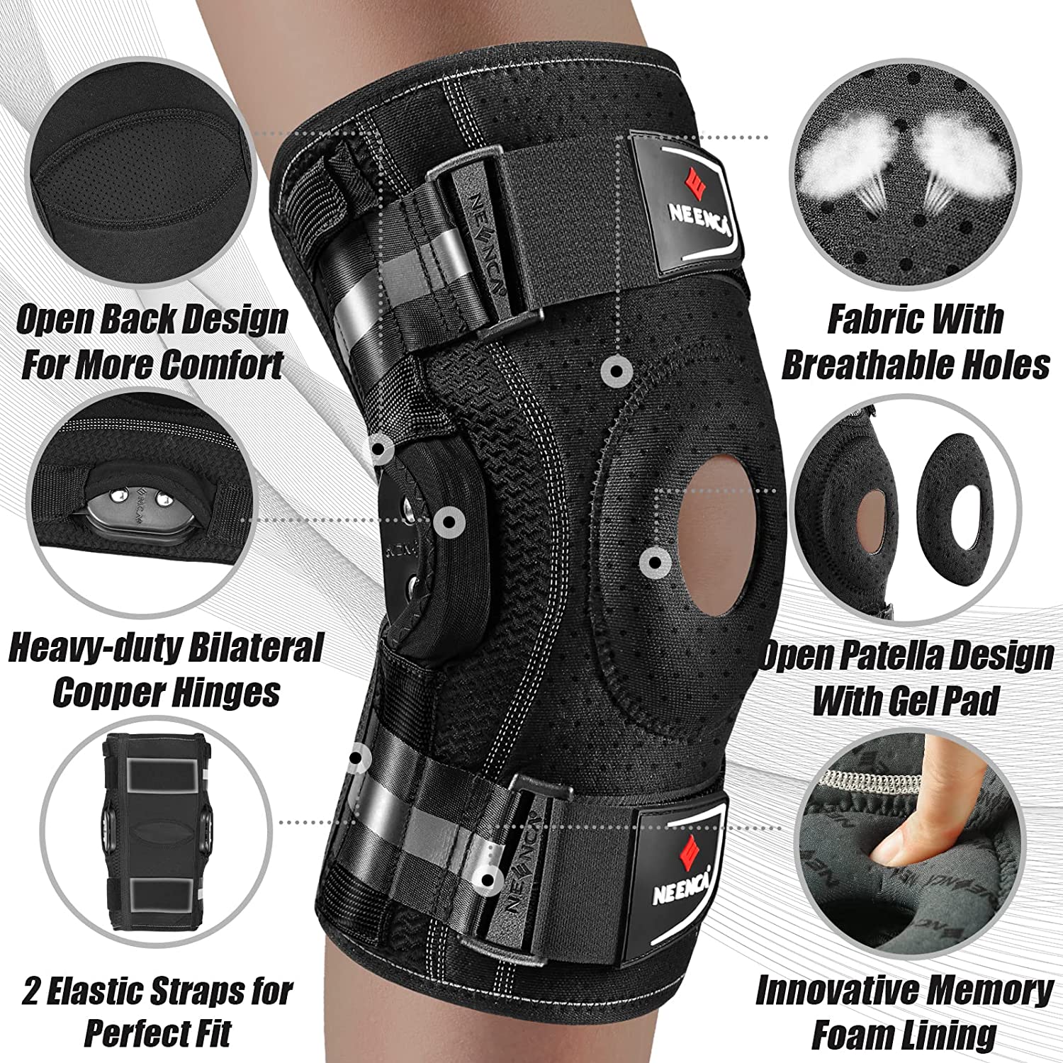 Hinged Knee Brace for Knee Pain