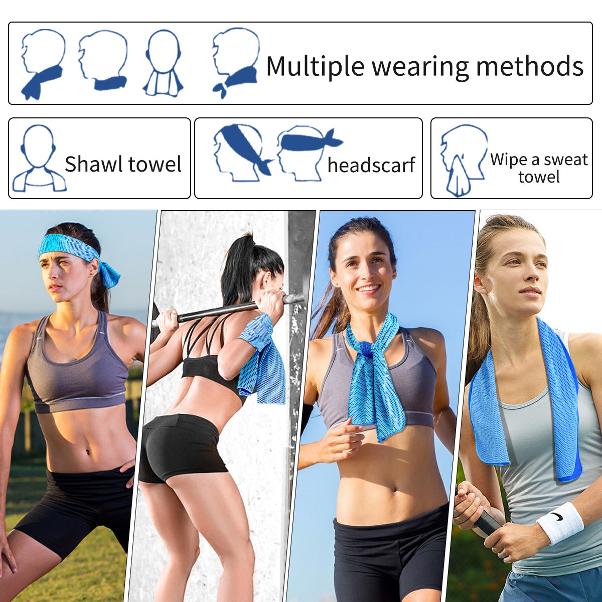 Quick Drying Polyester Fiber Cooling Towels