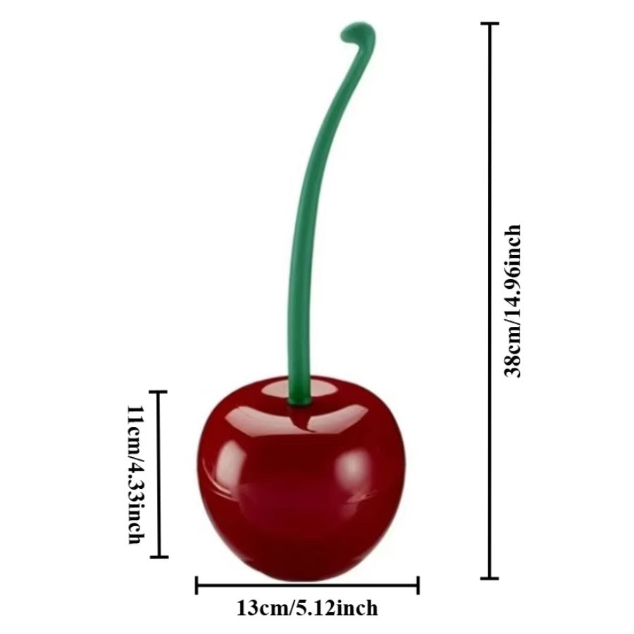 Creative Lovely Cherry Shape Lavatory Toilet Brush Set
