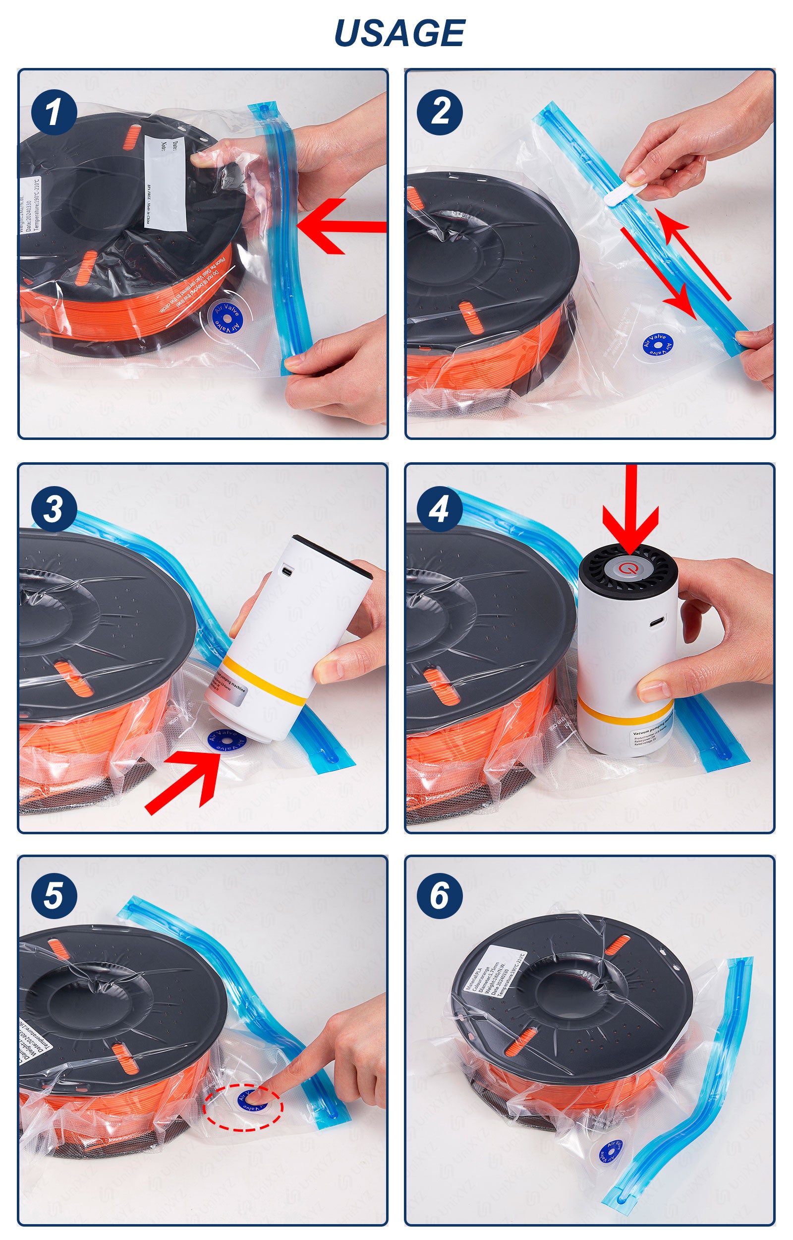 Humidity Resistant Sealing Vacuum Bag Dryer Bags