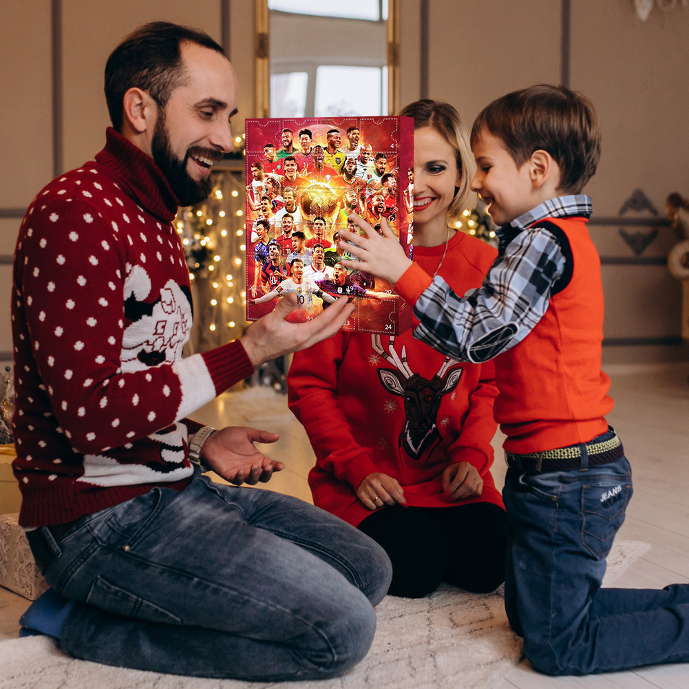 Sports Event Advent Calendar 24 Cute Characters Arrival Calendar