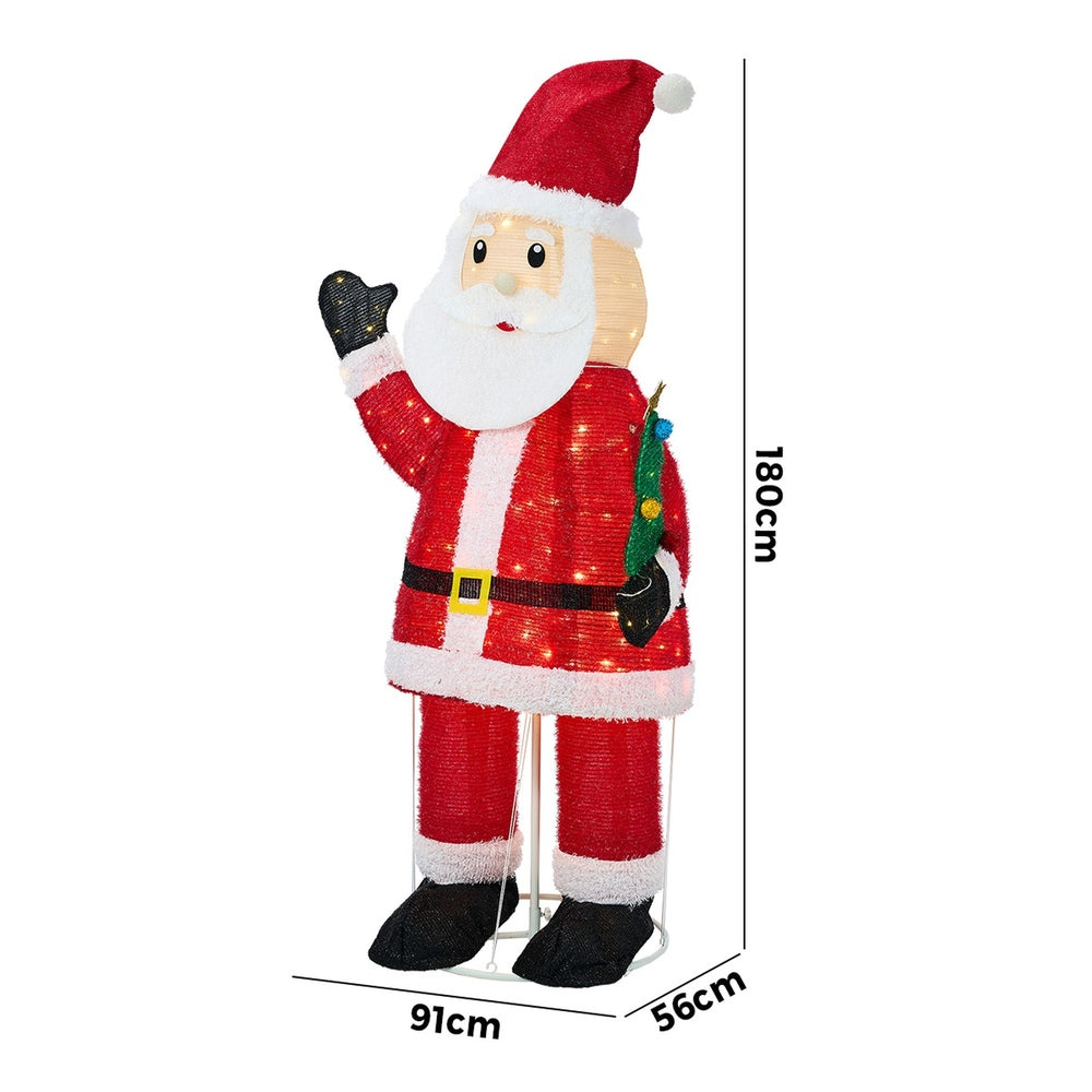 3D LED Christmas Santa Claus Light Festive Display