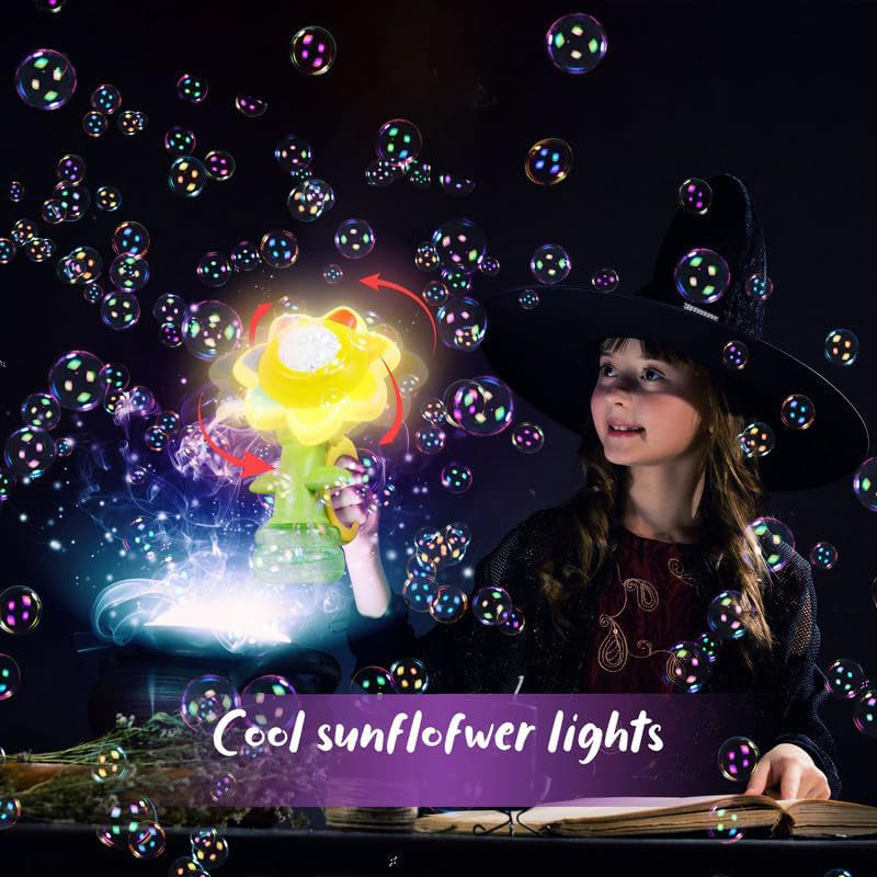 Automatic Sunflower Bubble Machine